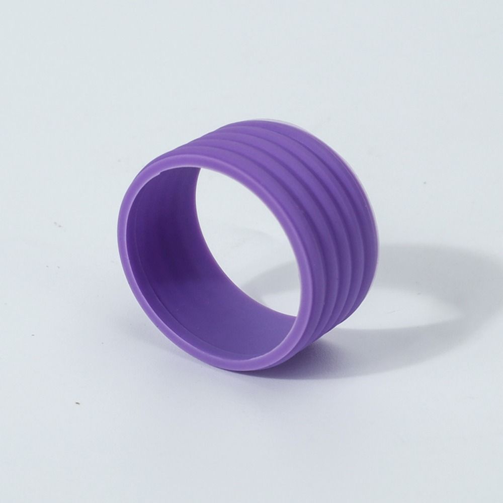 4 Pcs Stretchy Silicone Tennis Racket Grip Silicone Racket Handle Rubber Ring  Tennis Racket