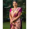 Flosive Ayn Women' Present Banarasi Soft Lichi Silk Saree Beautiful Jacquard Rich Pallu Design Work Zari Woven Silk Sty