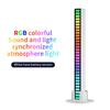RGB Lamp Music Light Multiple Modes Rhythm Pickup 5 Speeds Battery Operated Desktop