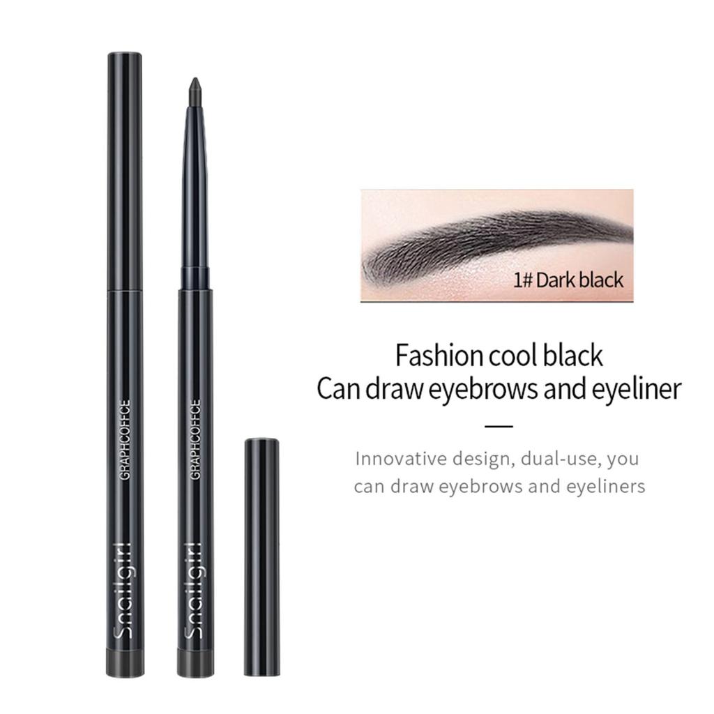 Automatic Rotating Eyebrow Pencil, Waterproof And Non-smudge Eyeliner Gel Pen