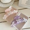 Ballet Bow Hair Claw Rhinestone Zircon Hairpin Sweet Acetic Acid Shark Clip  Travel