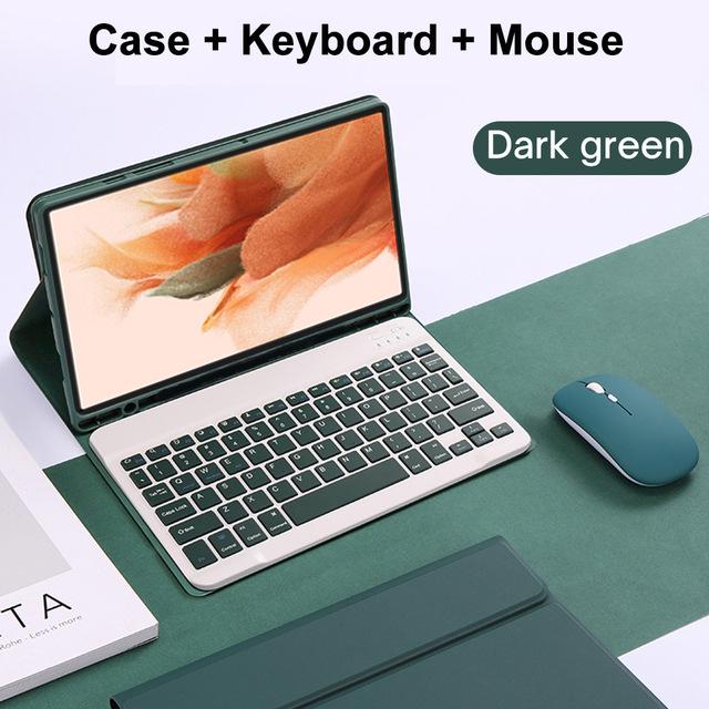 Samsung S11/A9+/S7/S8/S9FE/S10Li Bluetooth Keyboard Protective Case with Magnetic Pen Holder