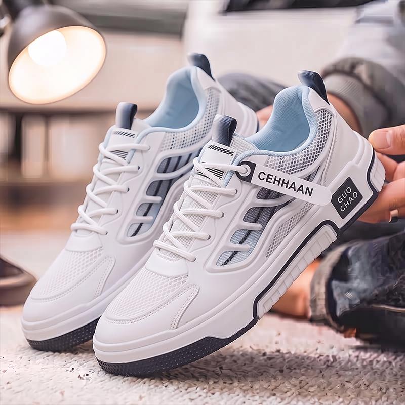 Men 's Casual Four Seasons Fashion Skateboarding Students Comfortable Sneakers Boys Trending Soft Sole Breathable Shoes