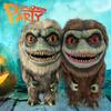 Halloween Stuffed Critters Plush Doll Creepy Prop Goth Plushie Cute Creative Calico Animal Monster Toys Figure Ornament Gifts