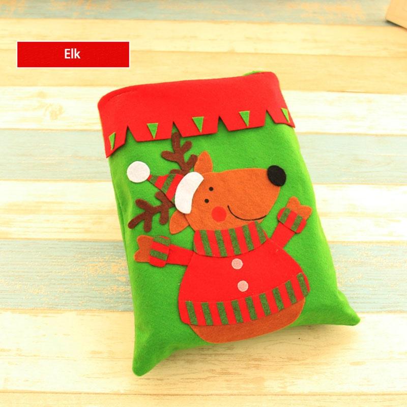 1ks vánoční cukroví 4 styly dárková taška ozdoba sněhulák Santa Claus los strom krásná dekorace držák