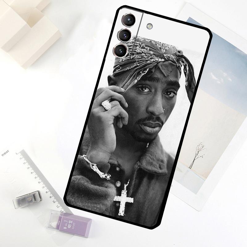 Tupac 2Pac Amaru Shakur Phone Case For Samsung Galaxy S25 S26 Ultra S20 S21 S22 S23 S24 Ultra S10 Plus S25 FE Cover