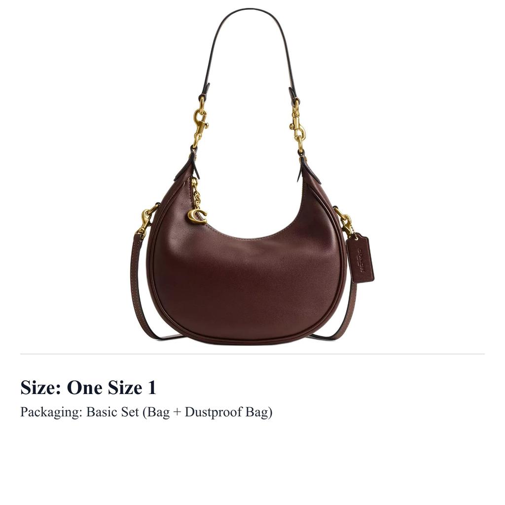 Coach JONIE Leather Shoulder Bag, Crossbody Bag, Handbag Small Women's Brown CBG16-B4MPL