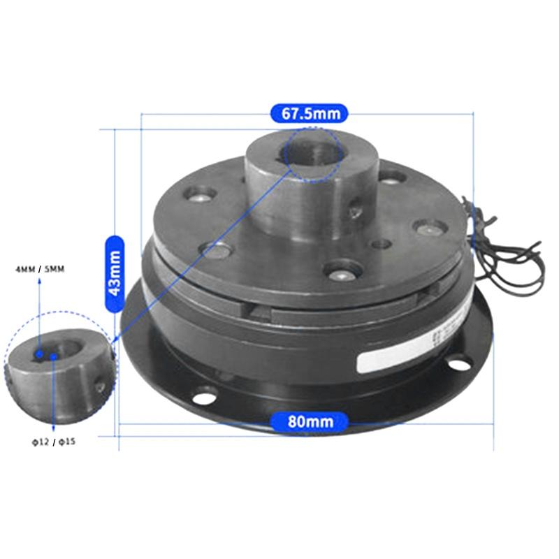 Durable-DLD6-05 Electromagnetic Clutch A Type Single Plate Clutch DC24V Dry Type Automatic Clutch Bearing Engine Accessories