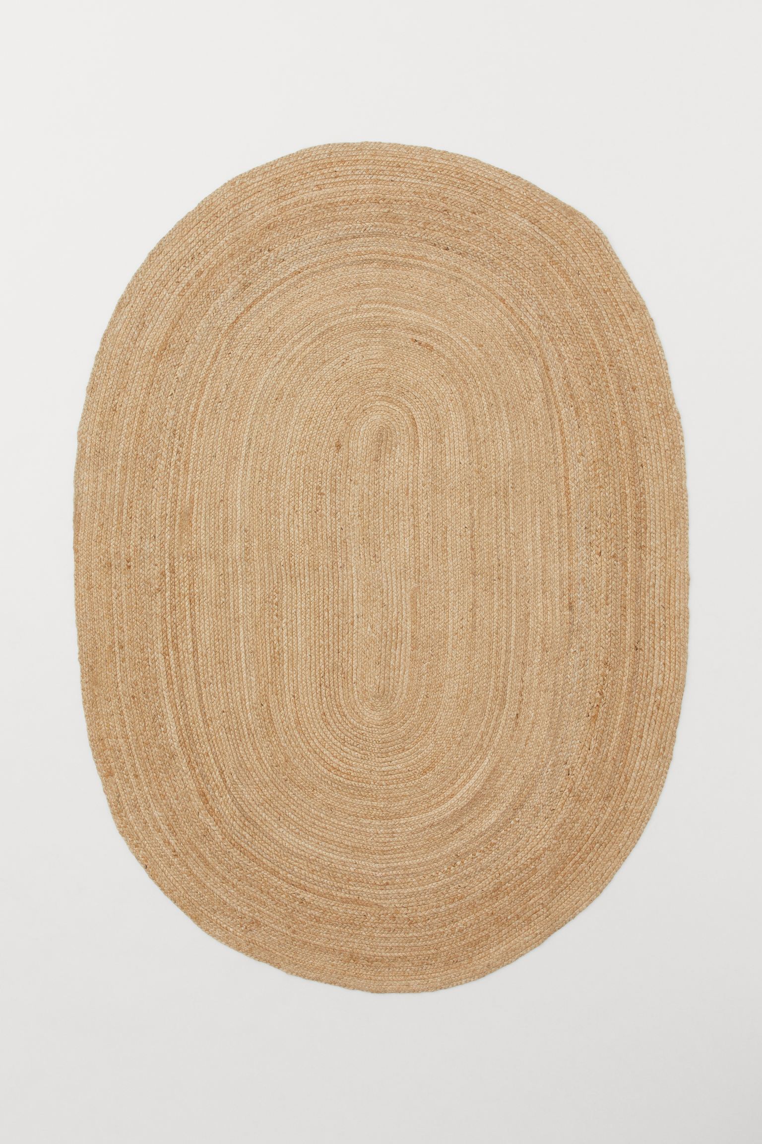

Oval jute rug