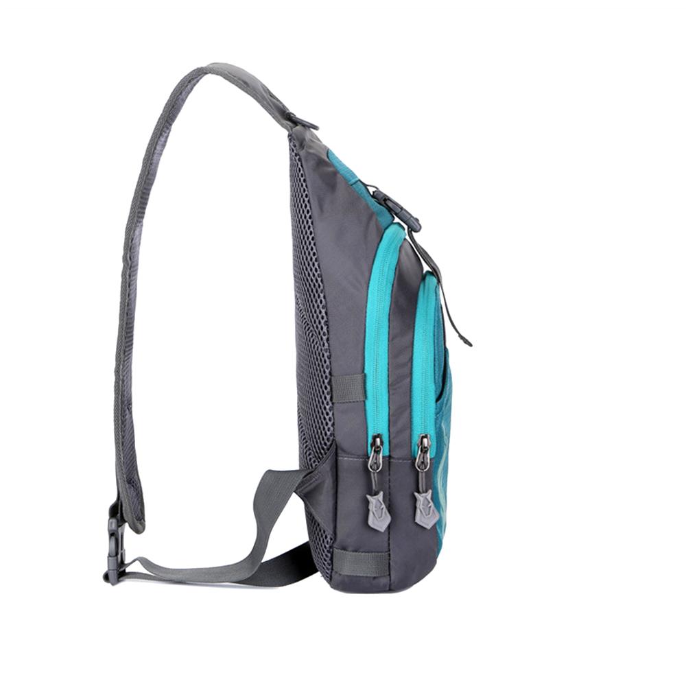 Men Sling Backpack Chest Crossbody Bag Shoulder Bag with 2 Zippered Pockets & 1 Front Pocket for Travel Sports Gym Daypack