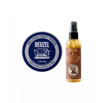 Reuzel Fiber Pomade 95g + Spray Grooming Tonic 100ml