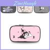 Lovely Kuromi Stationery Pouch Sanrio Student Roomy Oxford Material Organizer