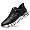 Men's Dad Shoes Cowhide Surface Comfortable Breathable Outdoor Sports Shoes Running Shoes Sports