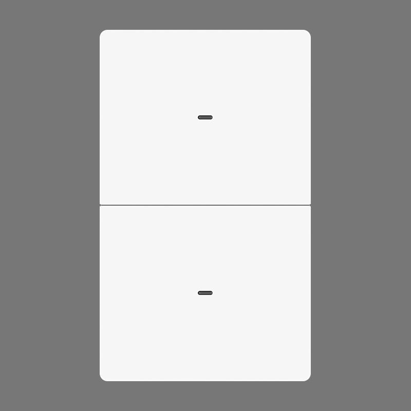 Factory Tuya Intelligent Wall Switch US Standard WiFi 1-4 Gang PC Push Button Lighting Switch APP Timed Control