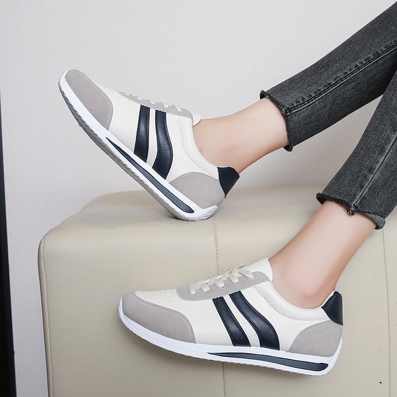 Fashion New 2025 Women's Sneakers Brand Shoes Summer Trend Casual Platform Sneakers Female New Striped Large Vulcanized Shoes Comfort
