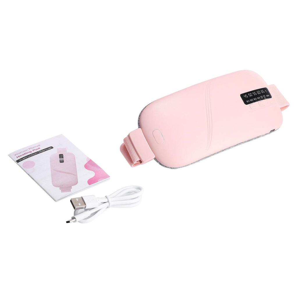 Επαναφορτιζόμενη με USB Θερμαινόμενη Ζώνη Μασάζ Μέσης για Θεραπεία Θερμής Κομπρέσας