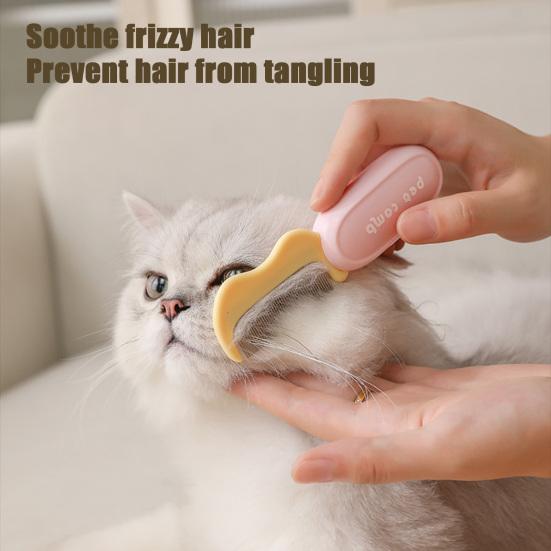 Foldable Cat Comb Flea Dirt Removal Cat Comb Reduce Shedding Versatile Pet Hair Comb Pet Grooming Tools