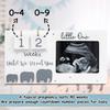 Wooden Sonogram Picture Frame Countdown Weeks Pregnancy Gift Ultrasound Photo Frame Pregnancy Must Haves Announcement