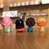 8Pcs/Set Anime Figures Demon Slayer Kimetsu No Yaiba Q Version Sitting Tanjiro Nidouzi Inosuke Zenizu Figurine Model Doll Gift