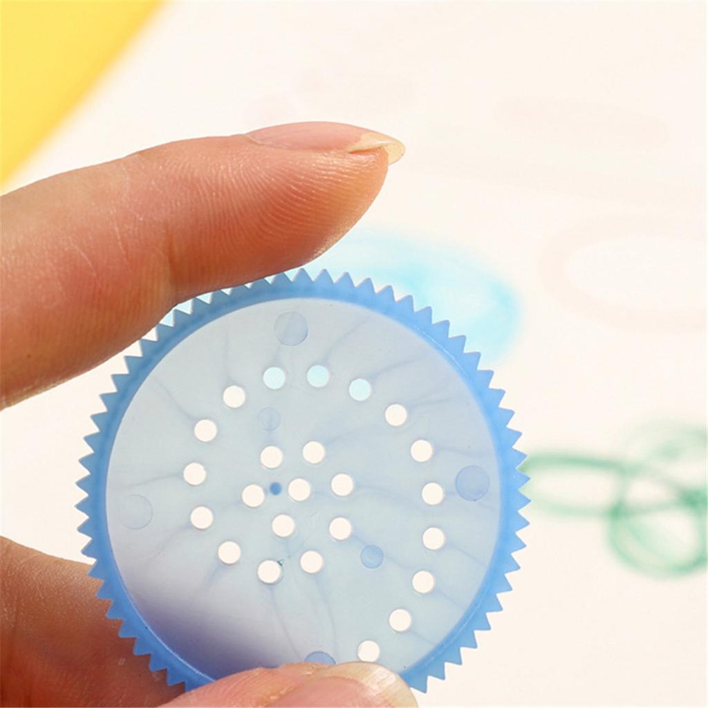 Spirograph Ruler Magic Ruler Set Geometry Spiral Drawing Template Creative Art Craft Interlocking Gears Wheels Kids Painting Toy