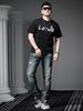 European and American Style Trendy Brand Cartoon Print Short-Sleeve T-Shirt for Men, 2026 Summer New Round Neck T-Shirt Half-Sleeve Top