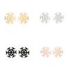 Korean Minimalist Snowflake Stud Earrings - Winter Christmas Bestie Gift Jewelry