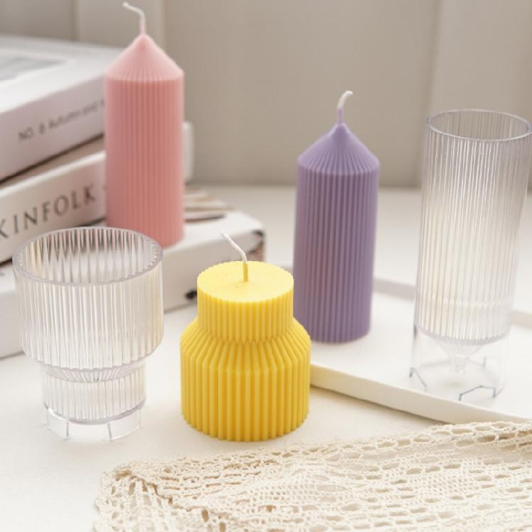 Exquisite Plastic Stereo Candle Mold Handmade Scented Candle Mould Epoxy Mold