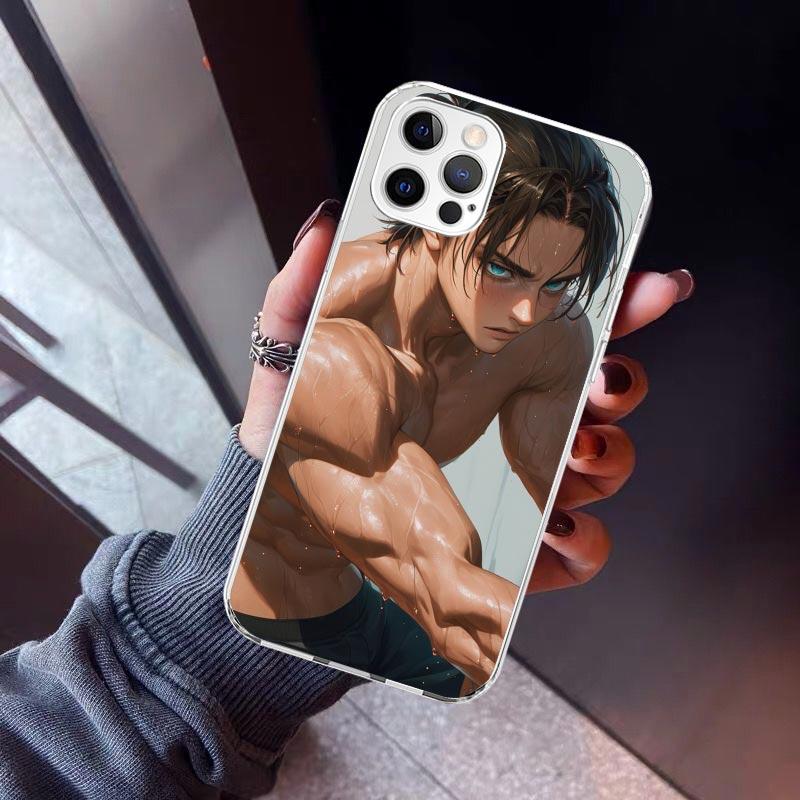 A-Attack on T-Titan Eren Yeager Phone Case For iPhone 17 Air 16 15 Pro Max 14 Plus 13 Mini 12 11 Cover 7 8 SE Silicone Shell Pri