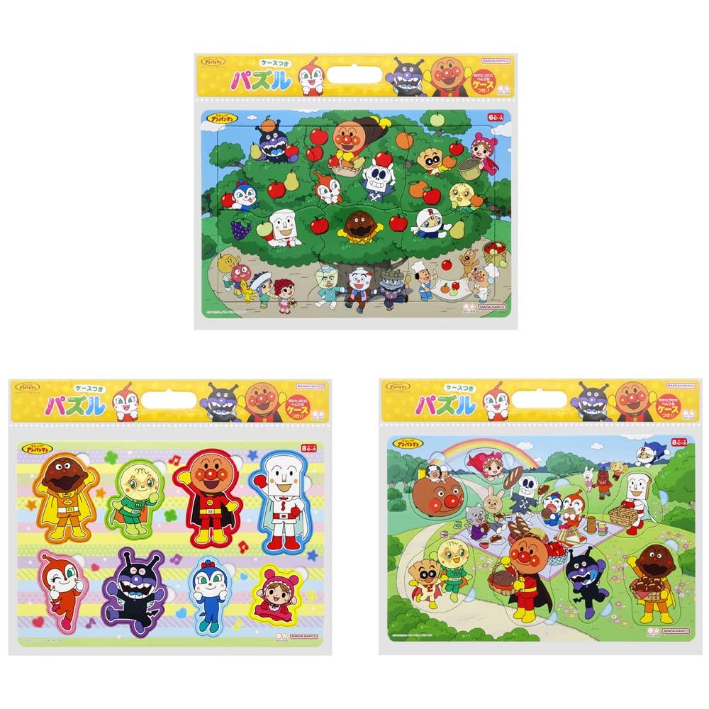 

Anpanman Happy Loppy Puzzle First Time Puzzle 3 Pattern Set 6 деталей 8 елементів