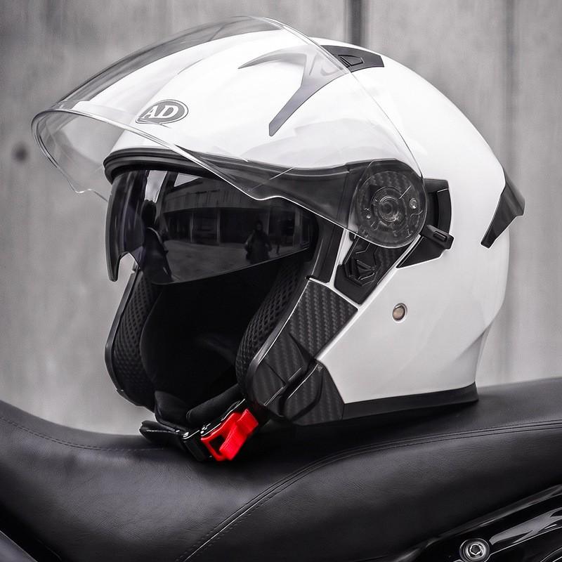 AD 3/4 Motorcycle Helmet Men Women 3C Certified Universal Season Half Electric Scooter