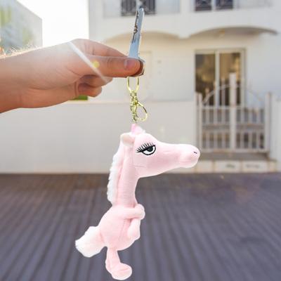 Yousheng 2026 Year of The Horse Plush Keychain Lucky Mascot Toy Pendant for Bag Car Backpack Cute Pony Doll Ornament