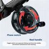 Plastic Construction Fishing Reel With Fast Release Spool One Button Disassembly Alloy Gear Fishing Reel Ergonomic