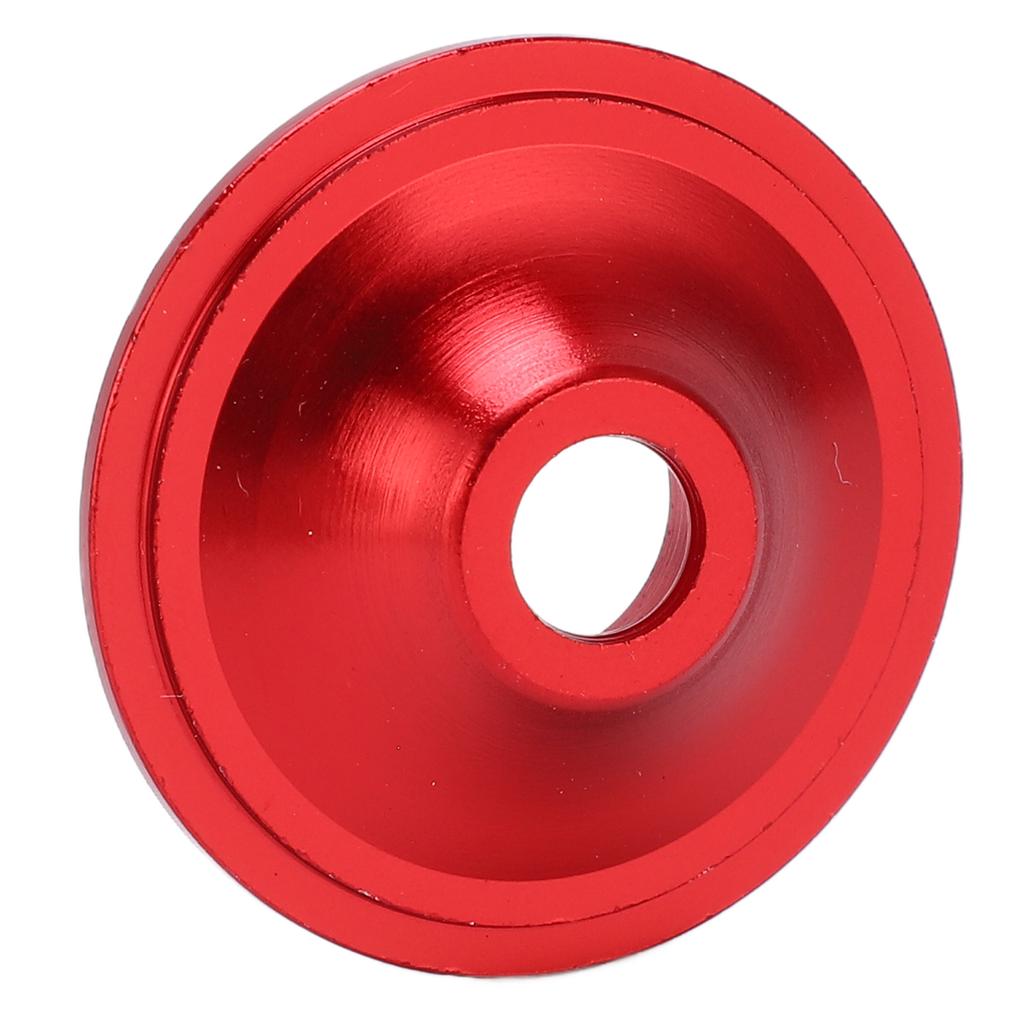 Fahrrad Steuersatz Oberkappe Aluminiumlegierung Mountainbike Steuersatz Vorbau Oberabdeckung mit SchraubenRot