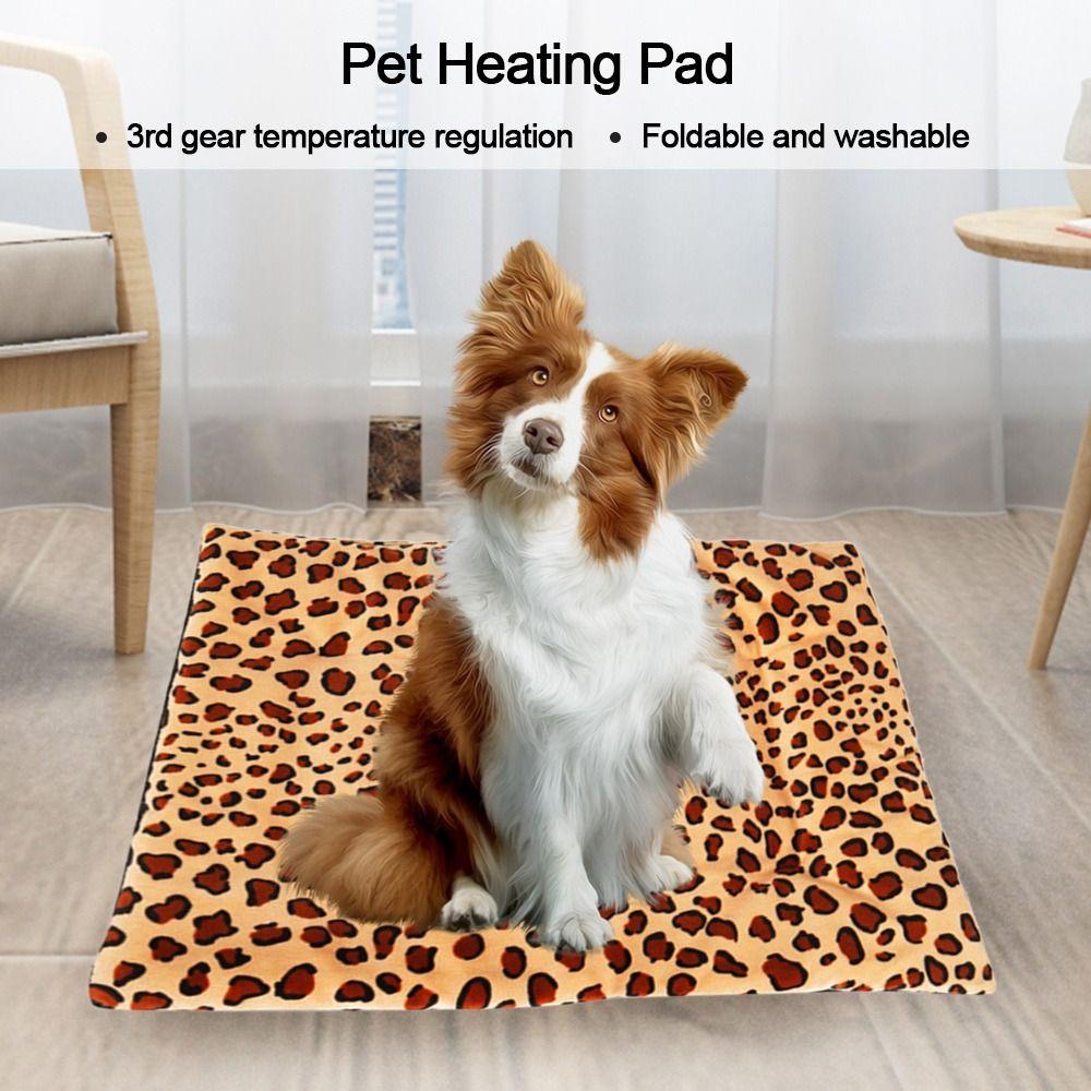 Pet Heating Pad Electric Blanket Dog And Cat Bed Mat Warming USB Blanket Washable Pad Warmer Soft Plush Winter Cat Puppy