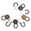Adjustable Jeans Waist Extender Button for Wide Waistbands: No-Sew Metal Buckle, Small to Large Fit.