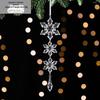 Nuovi Ornamenti per Albero di Natale Fiocco di Neve e Ghiacciolo in Acrilico