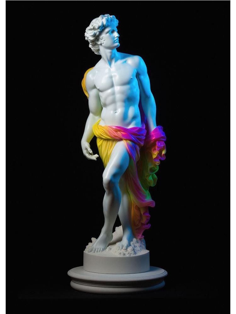 Vintage Apollo Marble David Popolo Poster Canvas Painting Abstract Statue Wall Art For Modern Living Room Home Decor Cuadros