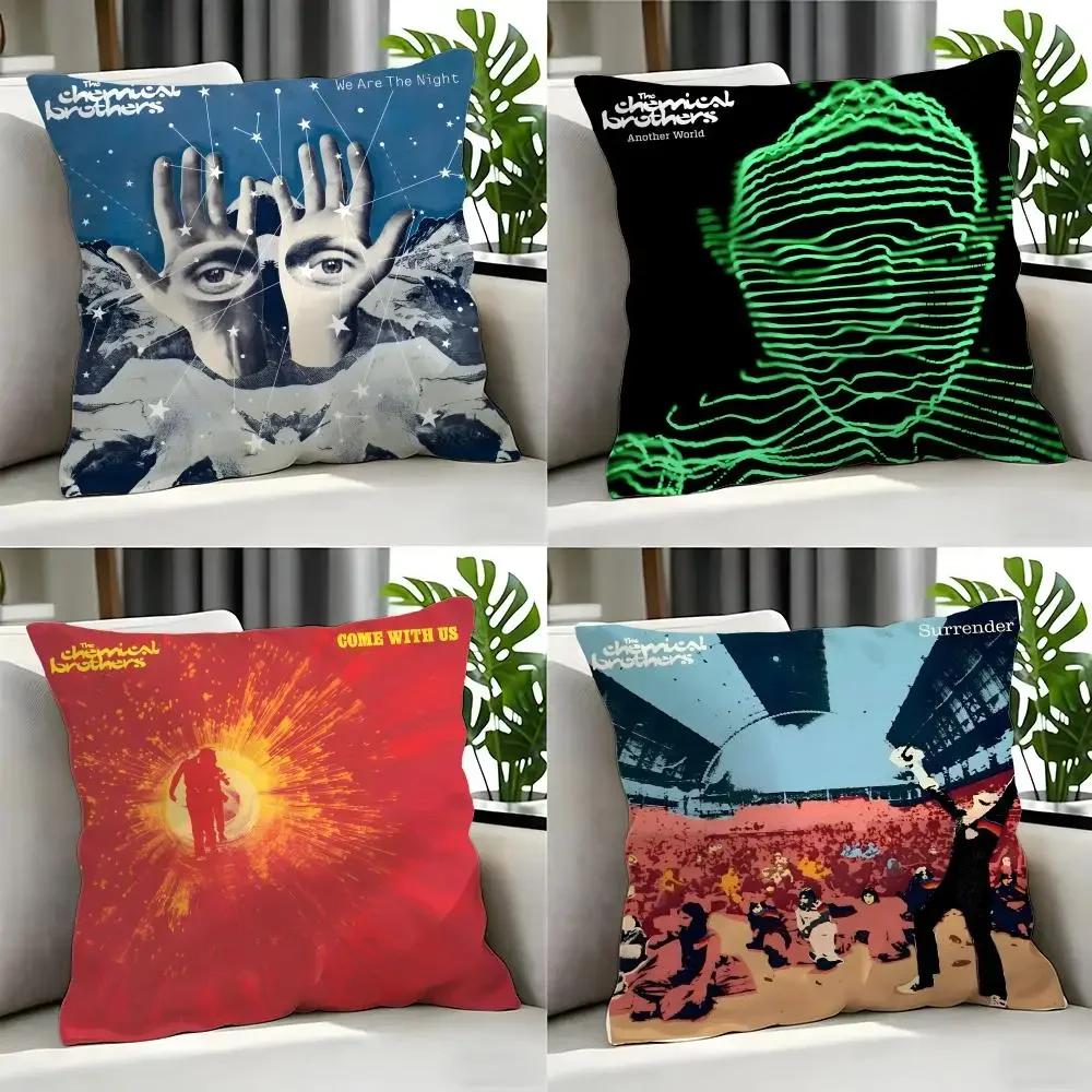 Band The CChemical BBrothers Cushion Cover Cushion Cover Set Pcs X X X Pillowcase Decorative Sofa Home Decor