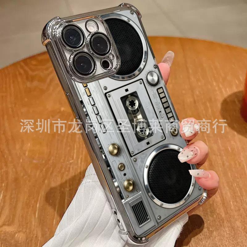 Retro record for Samsung S26 mobile phone case S25ULTRA anti-drop Galaxy S23 protective case NOTE20