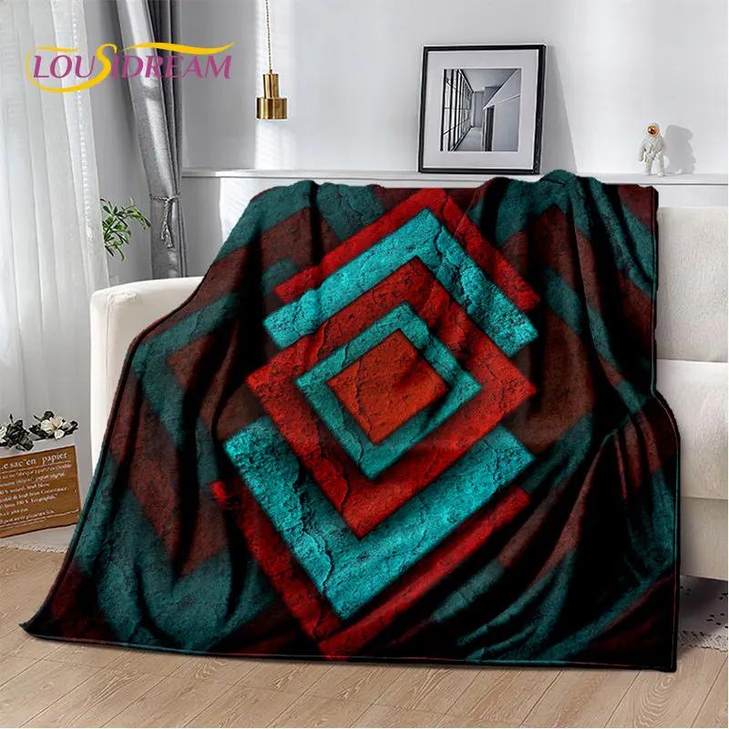 Bohemia Nordic Persia Series Soft Plush Blanket,Flannel Blanket Throw Blanket for Living Room Bedroom Bed Sofa Picnic Cover Kids