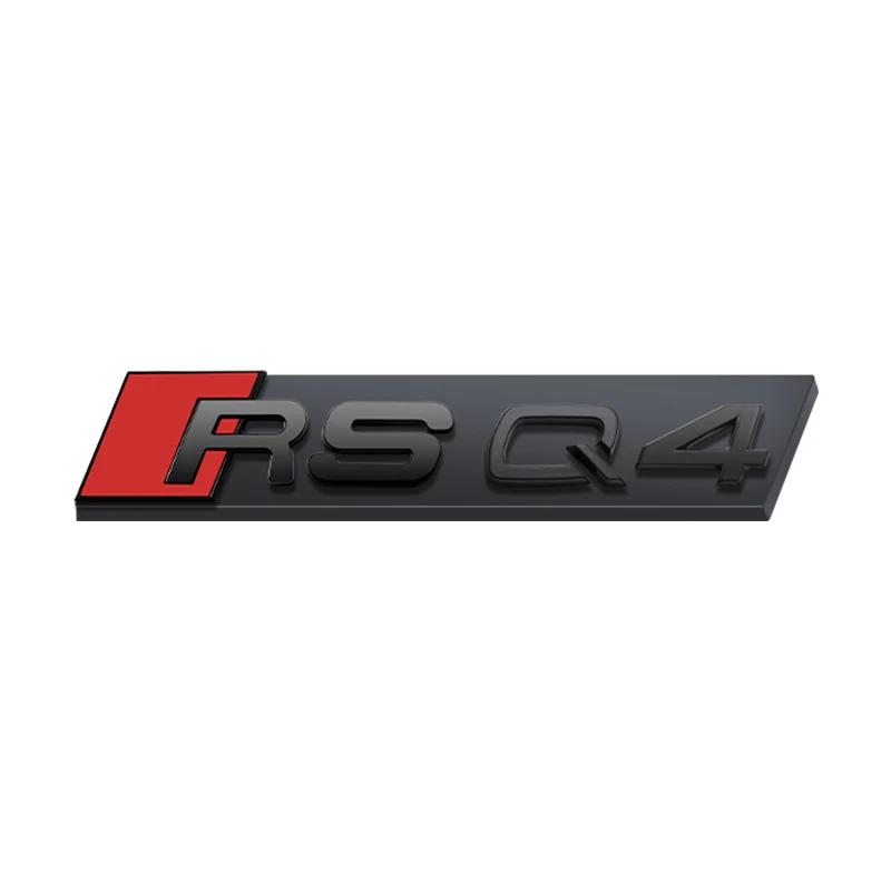 1pc ABS Plastic Car Front Grille Badge Logo Decoration Stickers For hot RSQ8 RSQ3 RSQ5 RSQ4 Exterior Modification Accessories