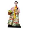 Hanbok Doll Mini Portable Korean Geisha Doll Traditional Handicraft for Birthday Presents Store Tabletop Household Bookshelf