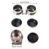 Double Dipper Painting Pots Container Palette Cup Metal Pallete Cup Oil Paint Pots Art Supplies for Drawing