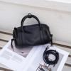Leather Women'S Bag First Layer Cowhide Boston Large-Capacity Commuter Handbag Retro Shoulder Bag Women