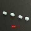 S999 Sterling Silver 3D Chinese Spacer Beads for DIY Bracelets and Cultural Rope Weaving