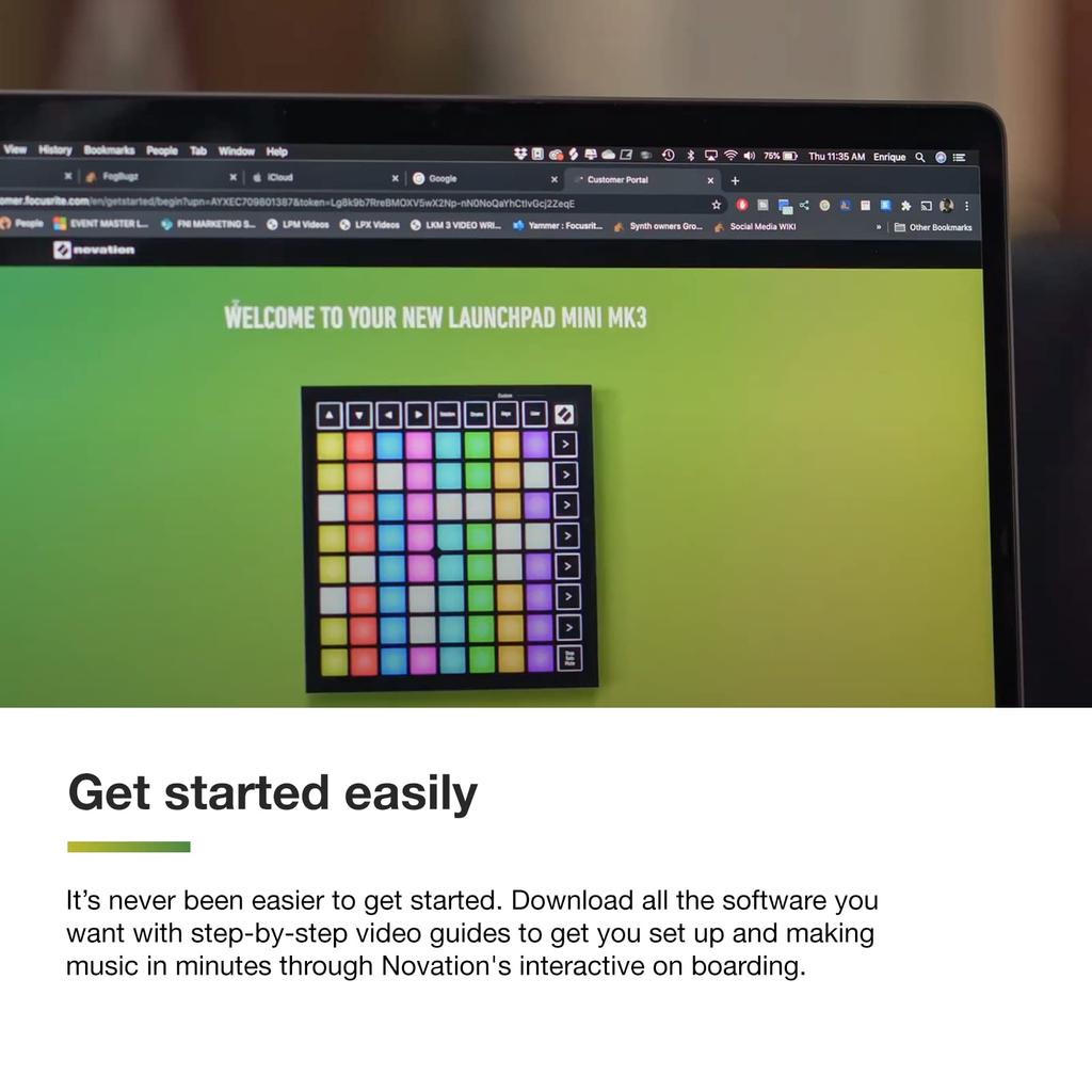 Novation LaunchPad Mini MK3 MIDI Controller LaunchPad Mini