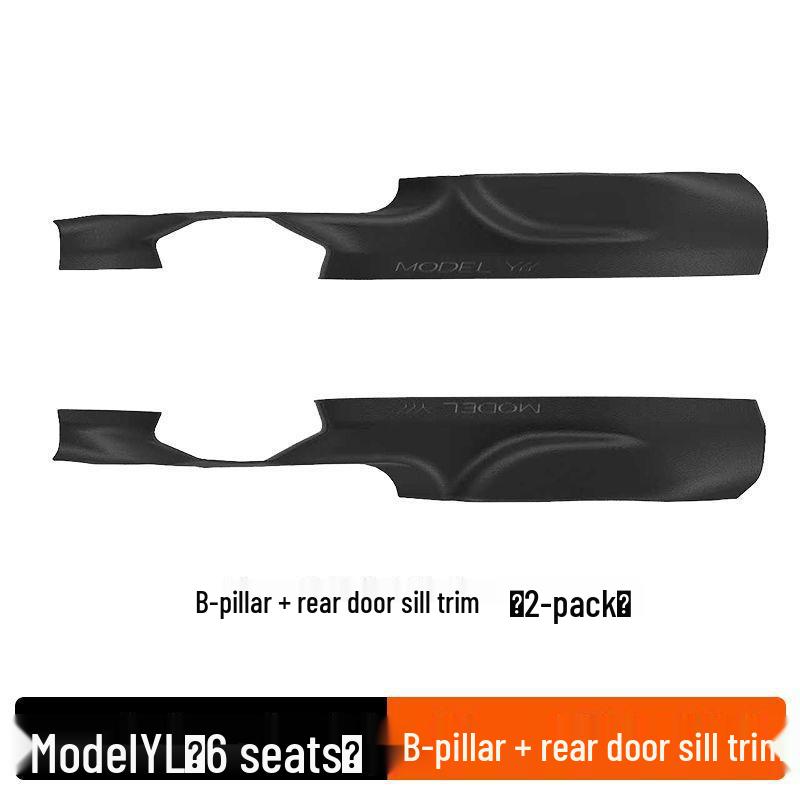 Tesla Model Y/3/YL Front & Rear Tailgate Protection Strips and Door Sill Plates with Free Shipping