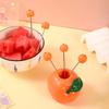 Creative Heart-Shaped Fruit Skewer Set - Stainless Steel Forks for Restaurants & Gifts