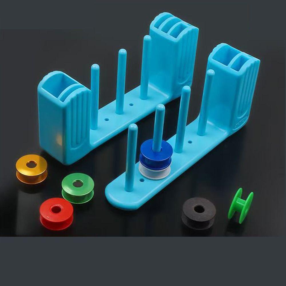 Plastic Magnetic Bobbin Holder Compact Magnetic Adsorption Sewing Machine Bobbin Holder Multi-functional Bobbin Storage Rack