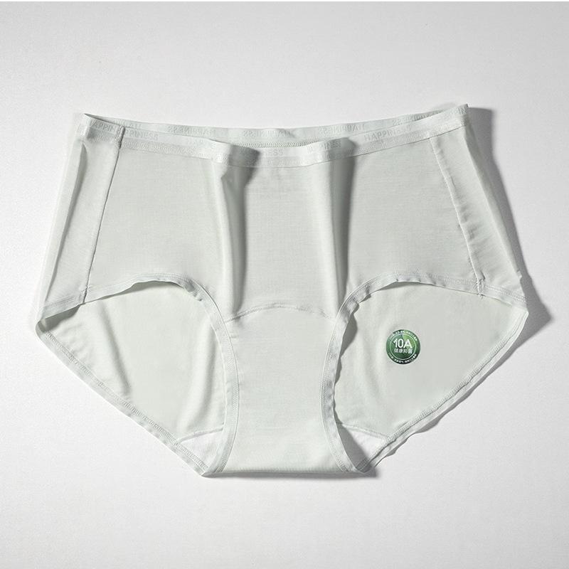 Female Spring and Autumn Commuting Movement Wind Simple Pure Cotton Antibacterial Extended Briefs
